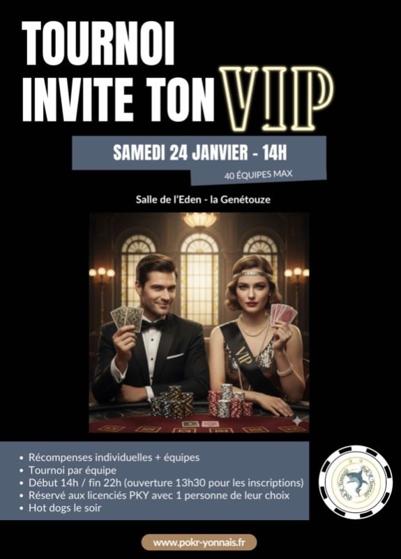 INVITE TON VIP – 24/01/26